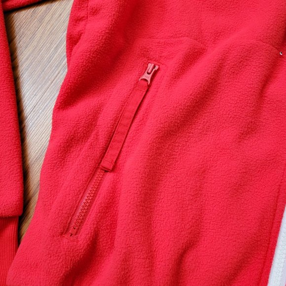 Disney Mickey Mouse x Columbia Intertrainer Fleece Hiking Jacket Red Black - Picture 3 of 15